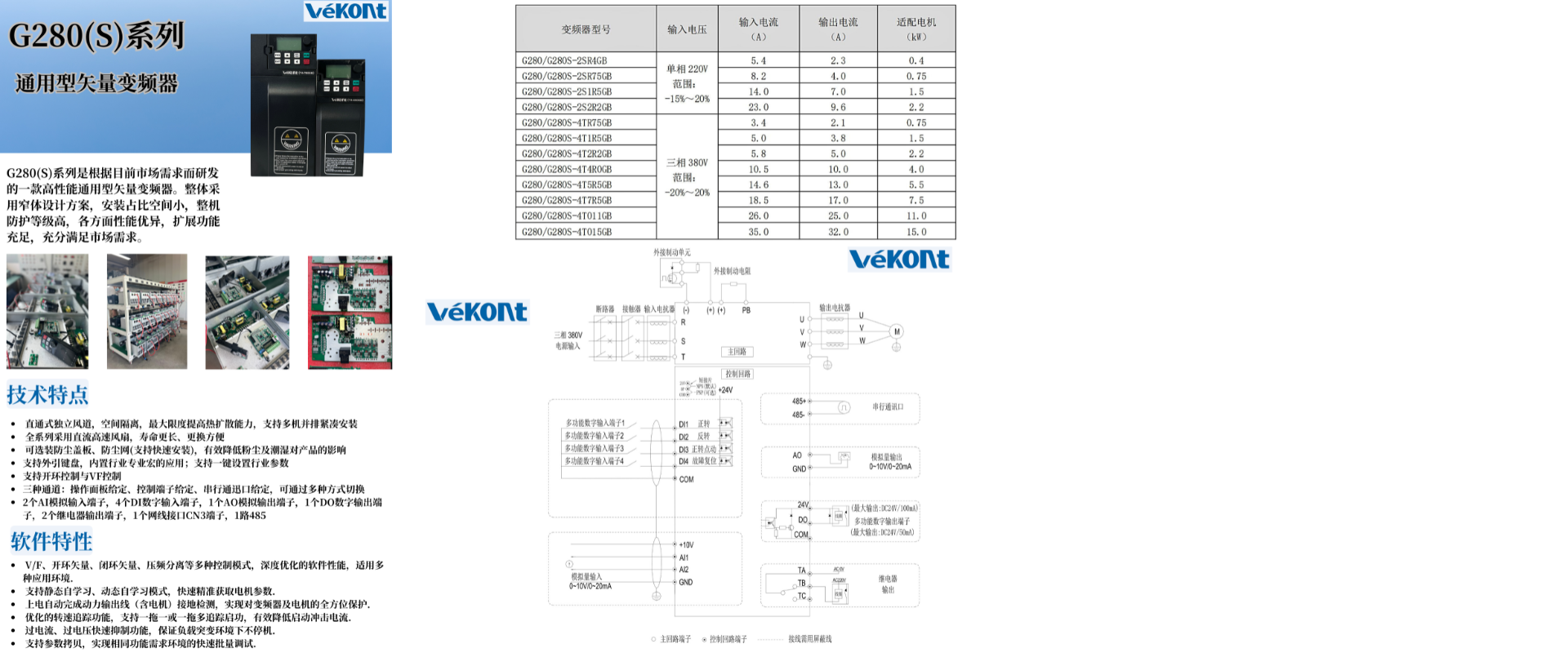 G280系列書本型矢量控制變頻器